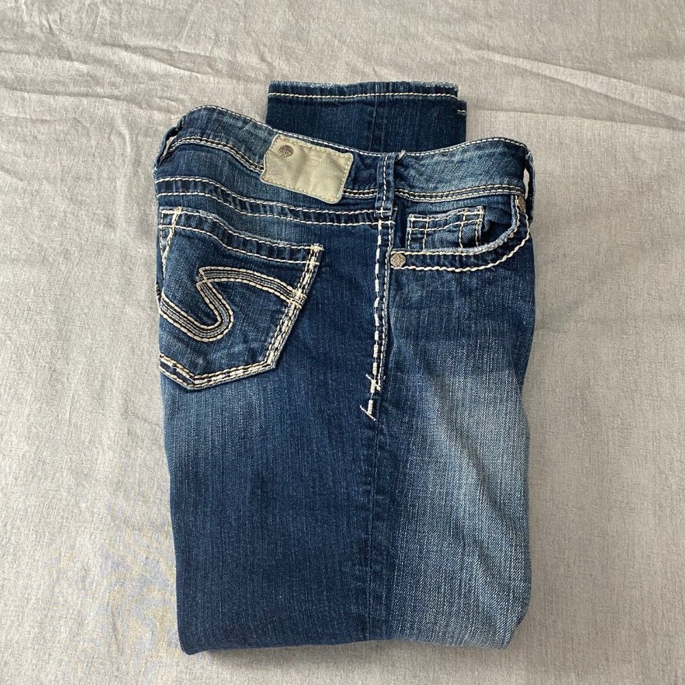 Silver Suki Capri Jeans - Size 27